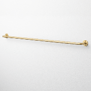Håndklædestang i metal 60cm guld