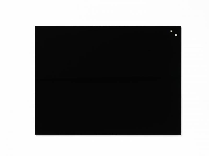 Naga glastavle magnetisk 60x80cm sort