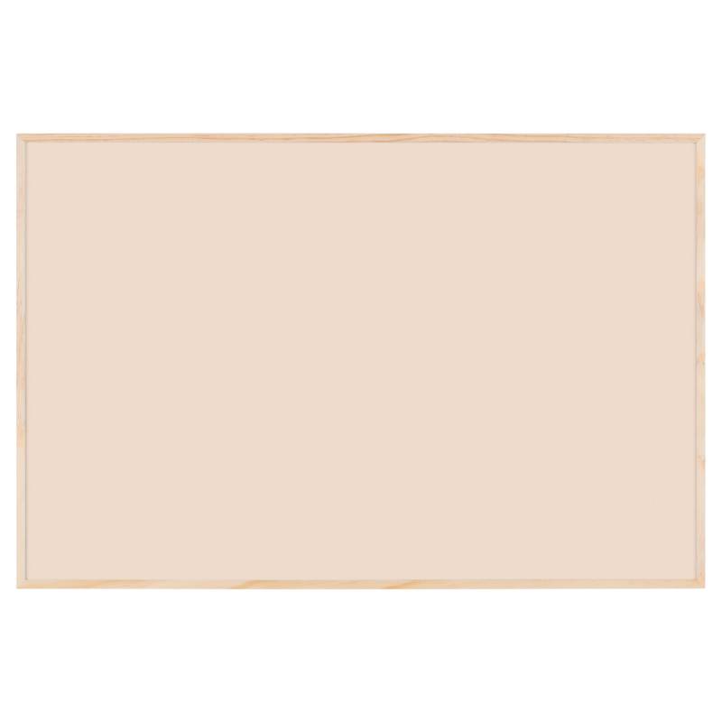 Naga whiteboardtavle 58,5x38,5cm med ramme i egetr&aelig;slook beige