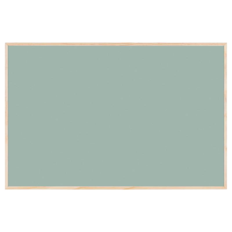 Naga whiteboardtavle 58,5x38,5cm med ramme i egetr&aelig;slook gr&oslash;n