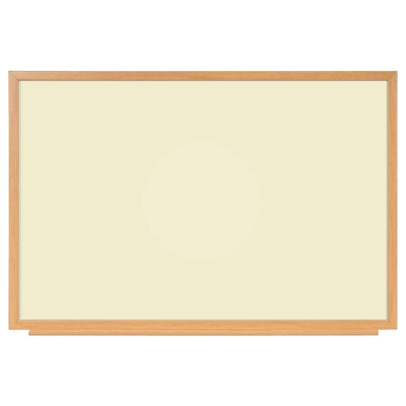 Naga whiteboardtavle 120x90cm med ramme i egetr&aelig;slook gul