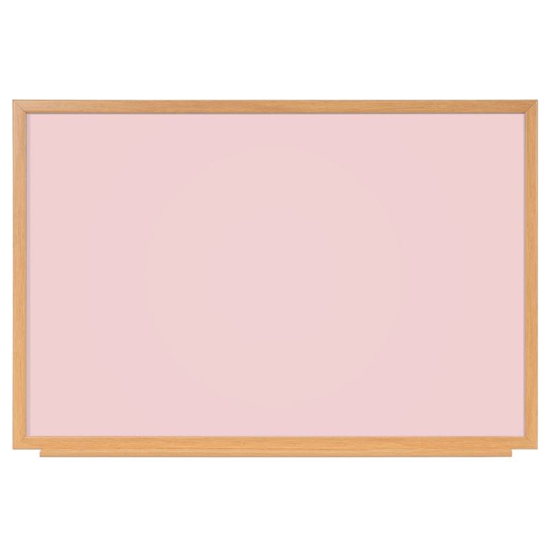 Naga whiteboardtavle 120x90cm med ramme i egetr&aelig;slook lyser&oslash;d