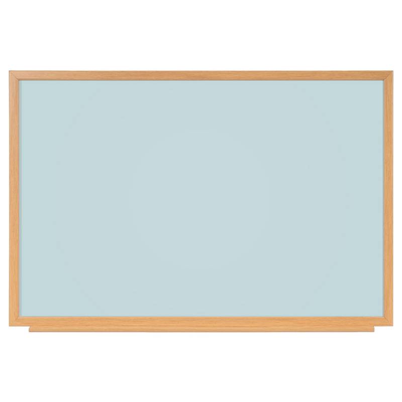Naga whiteboardtavle 120x90cm med ramme i egetr&aelig;slook lysebl&aring;
