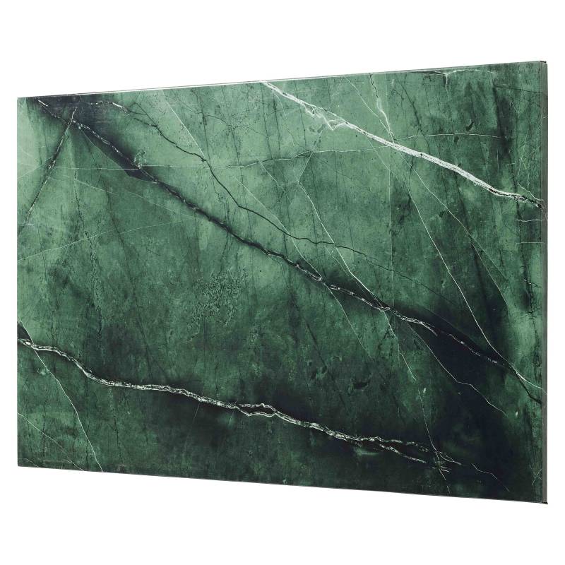 Naga magnetisk st&aring;l opslagstavle 90x60cm marmorlook gr&oslash;n