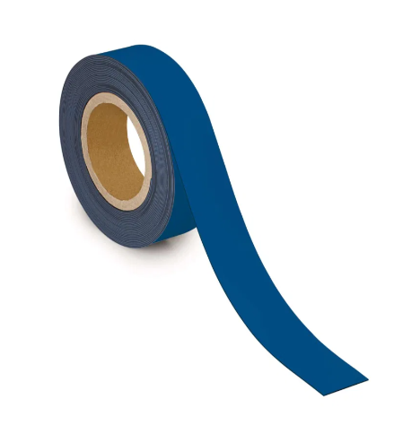 Magnetbånd magnetisk og skrivbart 40mmx10meter blå