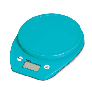 MAULgoal brevvægt med batteri 5000g blå
