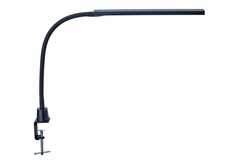 MAULpirro LED skrivebordslampe med bordklemme sort