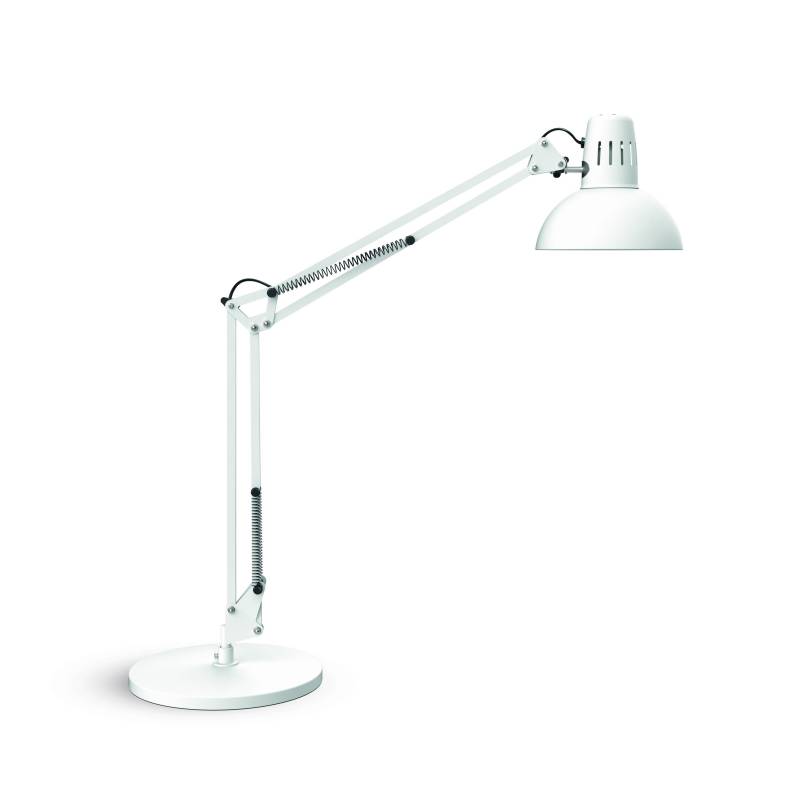 MAULstudy LED skrivebordslampe med fod hvid