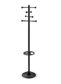 MAULsaphir stumtjener med paraplyholder sort