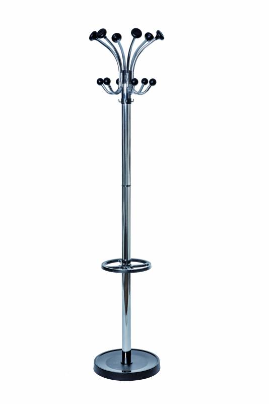 MAULnubis stumtjener med paraplyholder 177,5cm krom