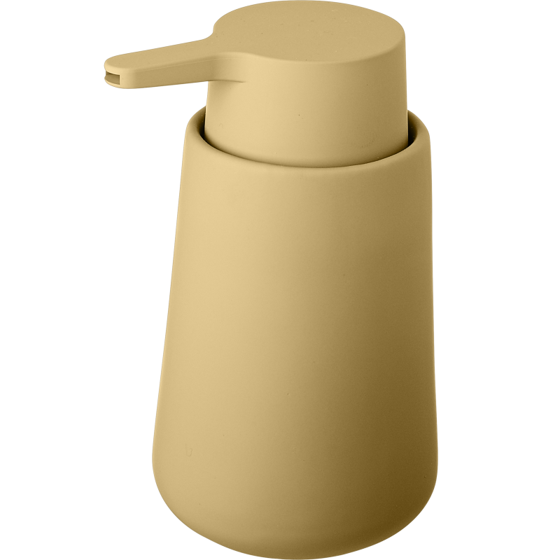 Fjord sæbedispenser i keramik 300ml okkergul