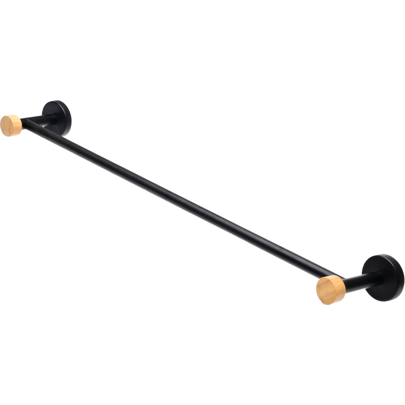 Estia håndklædestang 65,4 cm sort med bambus