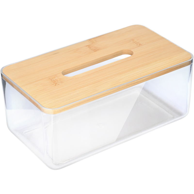 Estia boks til lommetørklæder 23x13x10cm med bambus låg