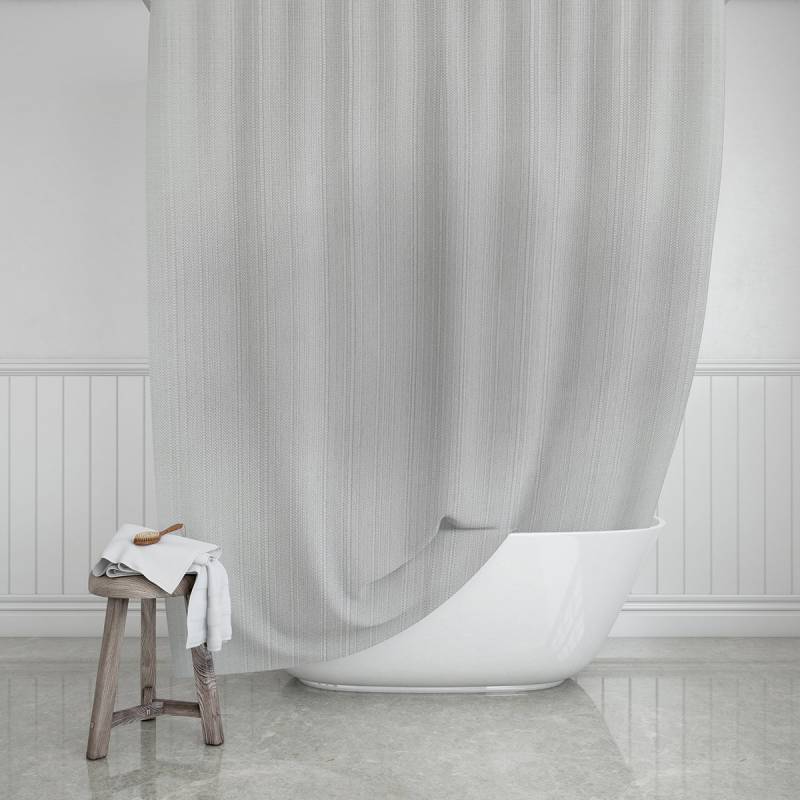 Etherea badeforh&aelig;ng 180x200cm lysegr&aring;