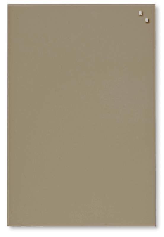 Naga glastavle magnetisk 40x60cm beige