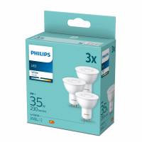 Philips LED 35W GU10 WH 230V 36D ND 3PF/8 DISC, 3 stk pakning