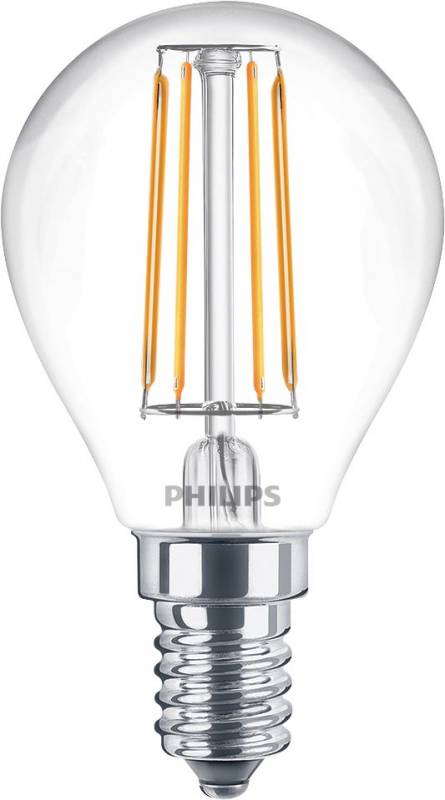 Philips LED classic 40W/4,3W P45 E14 WW p&aelig;re