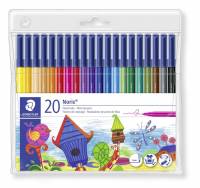 Staedtler Noris Club farvetusser 1,0mm, 20 stk ass