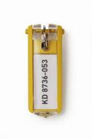 Durable nøgleskilte til Keybox 65x25mm gul
