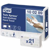 Tork Xpress Soft Multifold H2 håndklædeark 100289 2-lag hvid