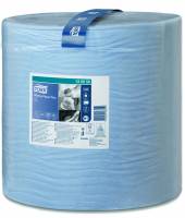 Tork Plus W1 aftørringspapir 2-lags 130050 blå