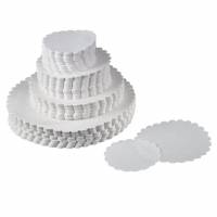 Fadpapir præget 14cm rund 500stk/pak