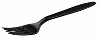 Plastikgaffel exclusive 18cm sort