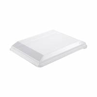 Låg t/Zen fad plastbakke klar A-PET 325x250x36mm 120stk/kar