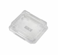 Plastbakke m/hængslet låg v425 kageæske 203x190x62mm 350stk/k