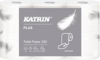 Katrin Plus 250 Svanemærket toiletpapir 2-lag, 42 ruller