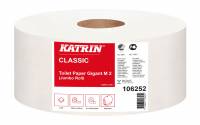 Katrin C Gigant M toiletpapir 2-lags hvid, 6 ruller