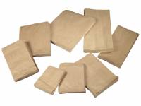Gigantpose 10kg sidefals brun 310/90x535mm 250stk/pak 50g