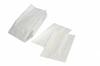 Bagerpose 10kg med sidefals 310/90x535mm hvid