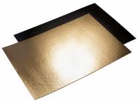 Kagepap 40x58cm kraftig guld og sort