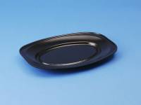 Cateringfad skum sort 35x25cm oval 90stk/kar