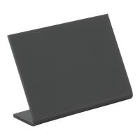 Securit L-formet akryl kridt bordskilt A8 sort