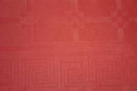 Bordpapir stof præg 1,20x50m rød