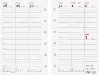 Mayland ugekalender system mini refill 8x13cm højformat 20 3550 00