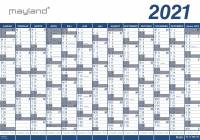 Mayland kæmpekalender 13mdr vinyl 100x70cm 21065000 2021