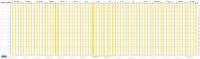 Mayland ferieplanner falset t/A4 100x30cm 2020/21 21104000