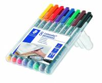 OHP-pen Lumocolor ass F 0,6mm 318WP-8 permanent