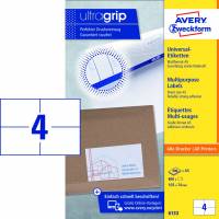 Avery universal etiket A5 6133 105x74mm, 200 ark