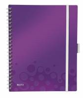 Leitz Be Mobile WOW notesblok A4 linieret lilla