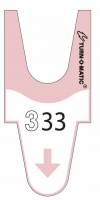 Ventenumre til Turn-o-matic rosa, 4000 numre pr. rulle