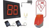 Kø-nummersystem D900 startpakke med display