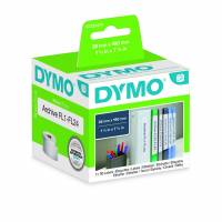 Dymo brevordner etiket smal 38x190mm 99018 hvid
