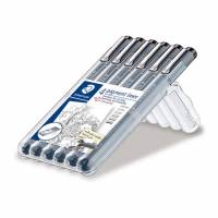 Staedtler Pigmentliner 0,05/0,1/0,2/0,3/0,5/0,8mm sort