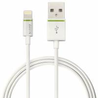 Leitz kabel Lightning til USB 1 meter hvid