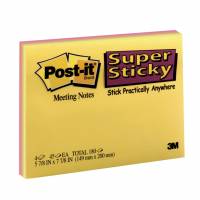 Post-it Super Sticky mødeblok 203x152mm A5