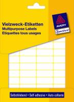 Avery etiketter 22x18mm 3318 hvid